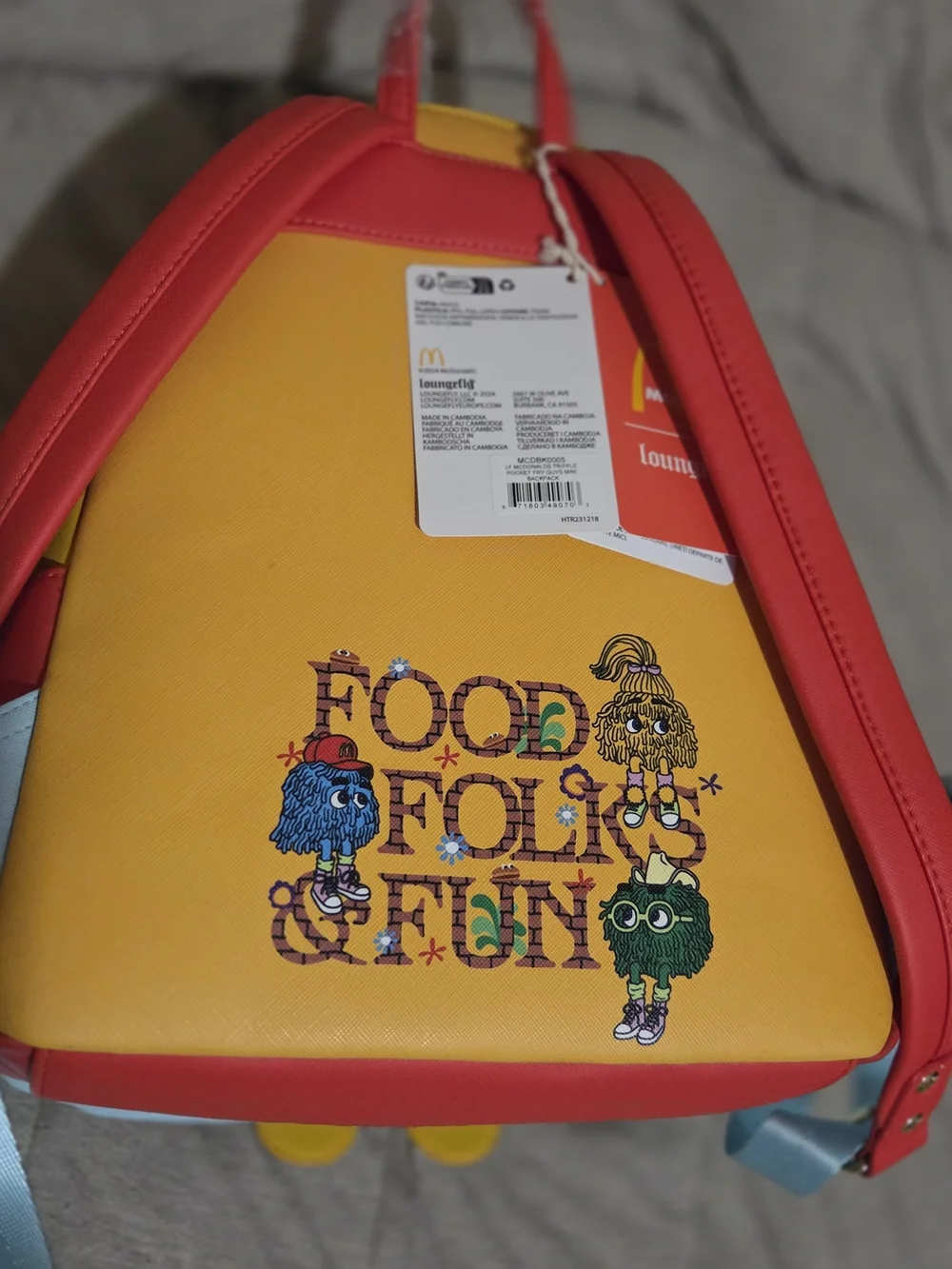 Loungefly x McDonald's Character Mini Backpack - Picture 2 of 2